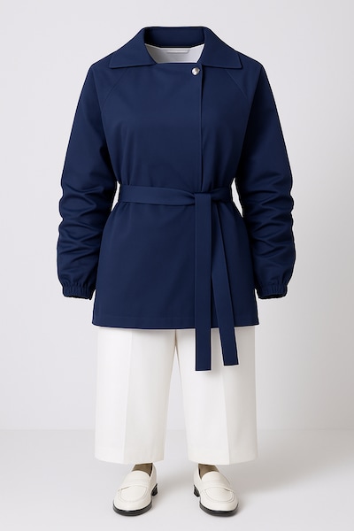Touche Prive Between-seasons coat in Navy, Item view