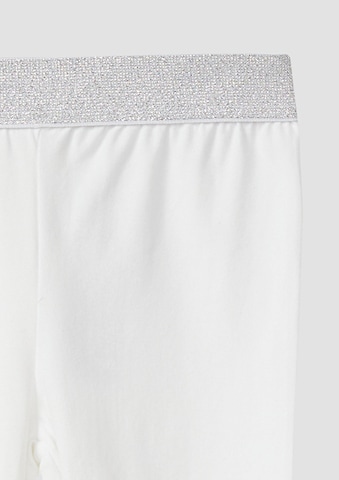 Coupe slim Leggings s.Oliver en blanc