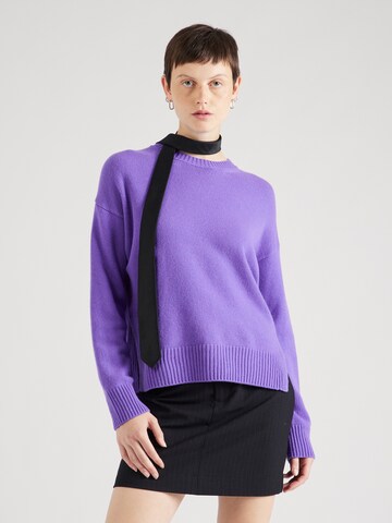 Pull-over UNITED COLORS OF BENETTON en violet : devant