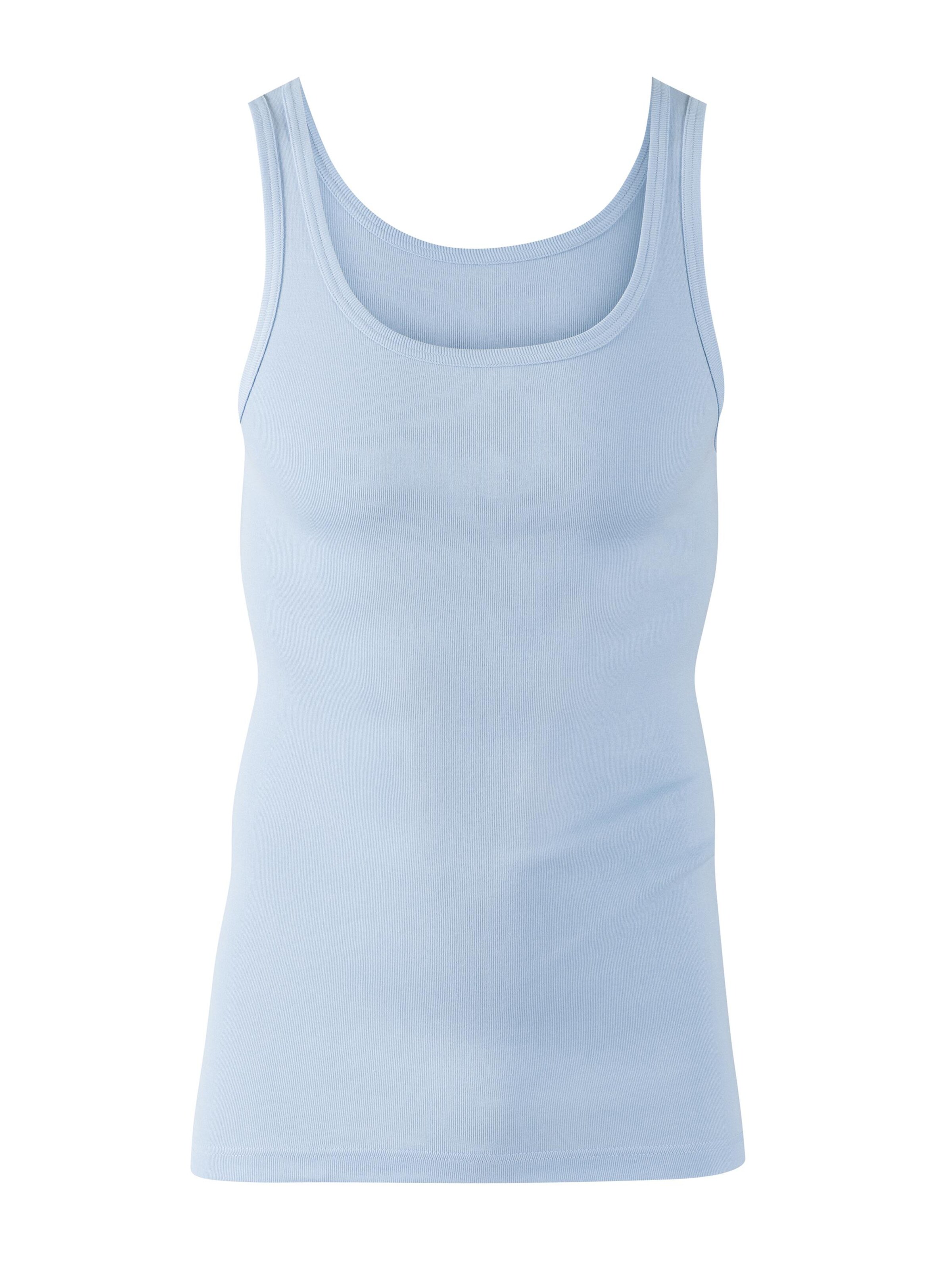 CALIDA Unterhemd 'Twisted Cotton'‌‌‌‌‌‌‌‌‌‌ in Blau: Vorderseite
