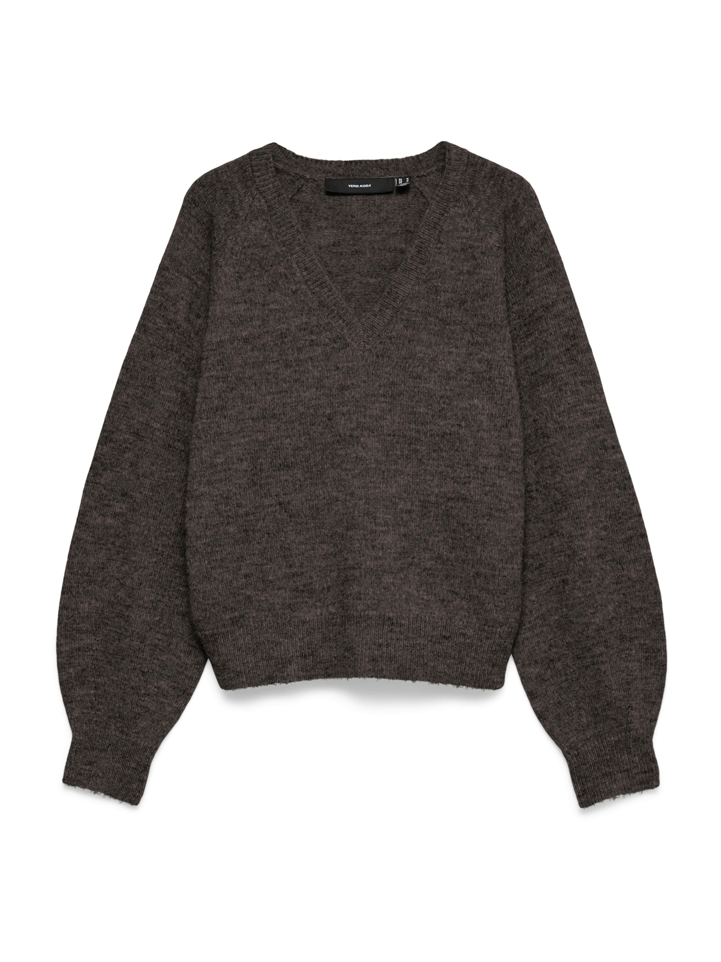 Vero Moda Maternity Pulover 'VMMTEAK' | rjava barva: sprednja stran