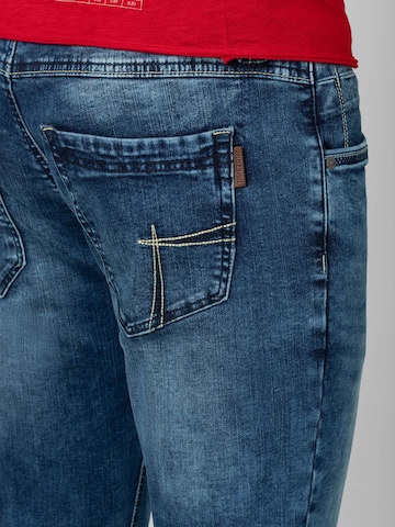 TIMEZONE Regular Jeans 'Slim EduardoTZ' in Blue