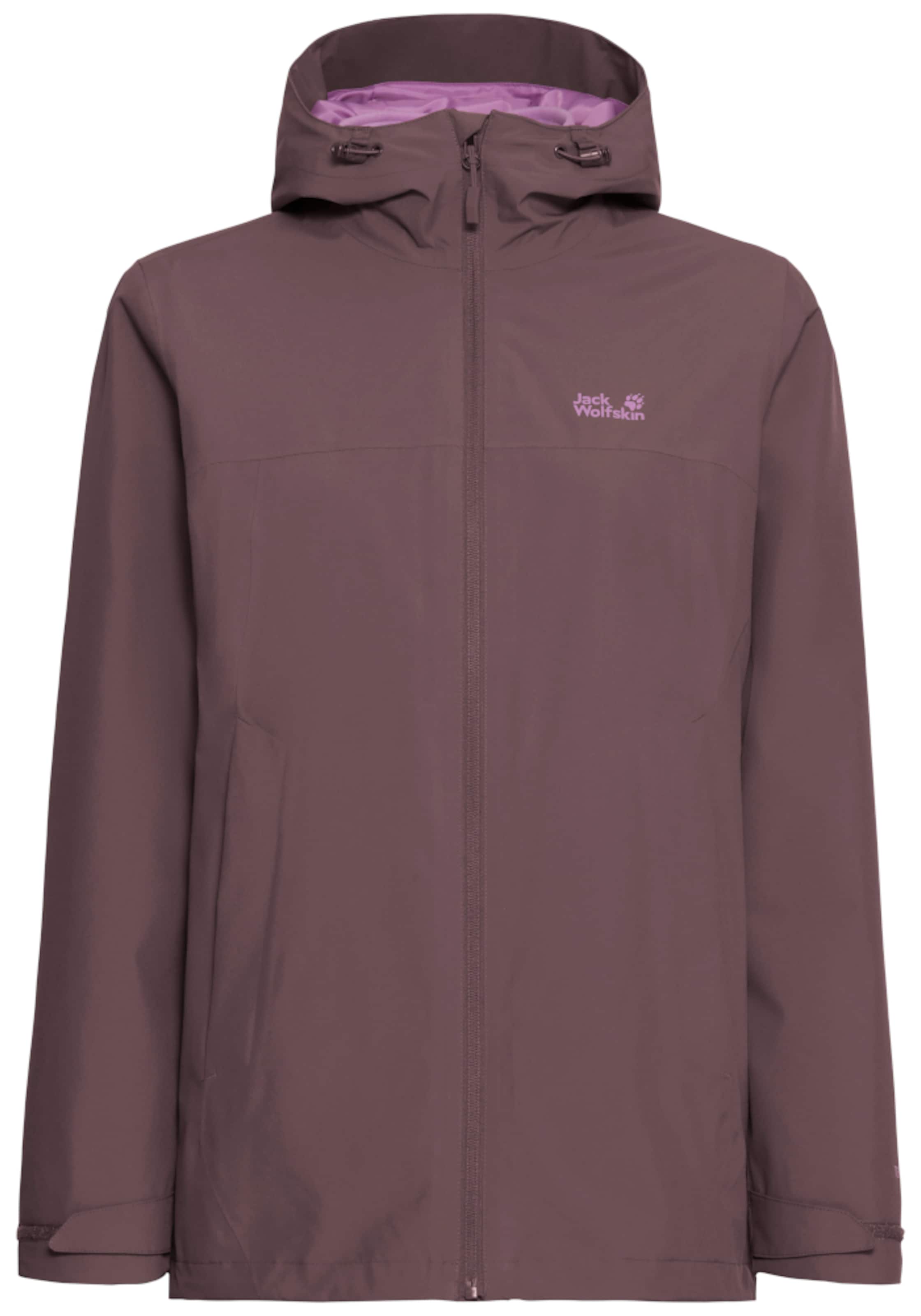 JACK WOLFSKIN Performance Jacket in Purple: front
