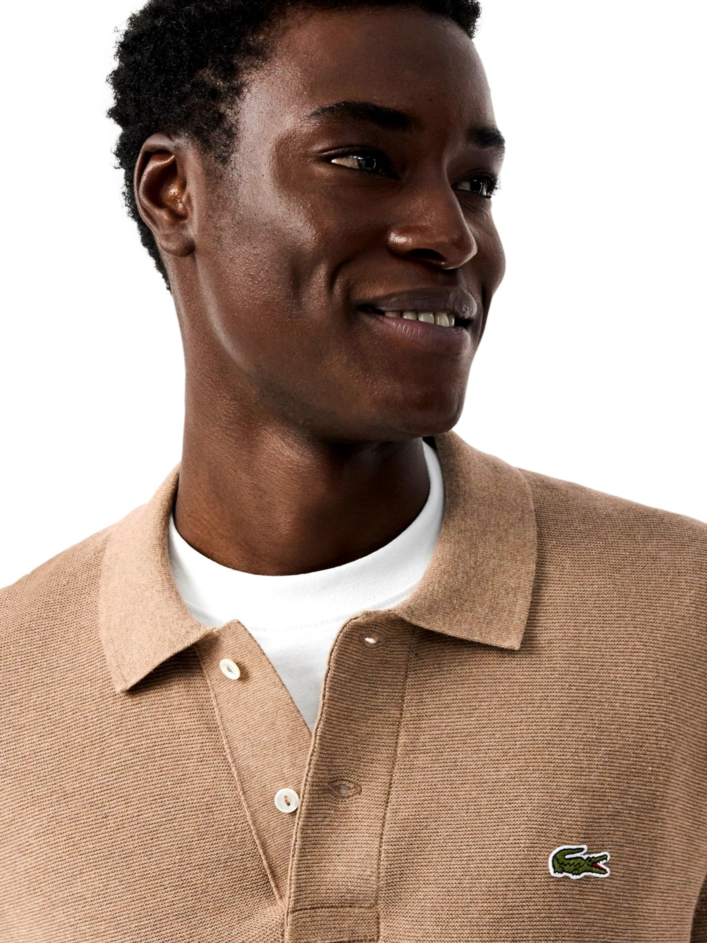 T-Shirt LACOSTE en marron