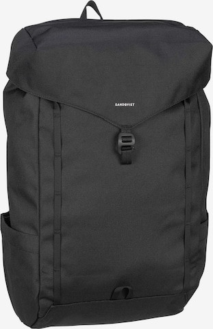 SANDQVIST Backpack 'Walter' in Black: front