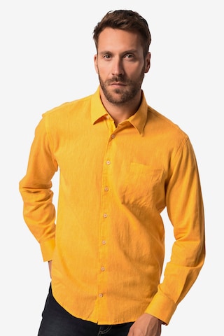 JP1880 Regular fit Button Up Shirt in Orange: front