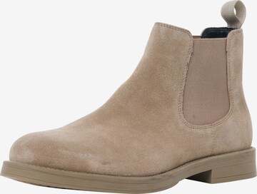 s.Oliver Chelsea Boots in Beige: front