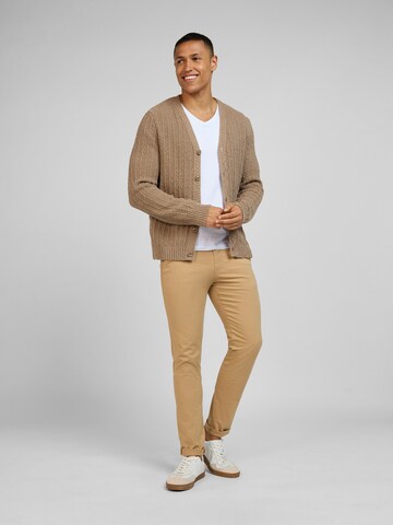 WOTEGA Slimfit Hose 'Glenn' in Beige