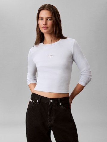 T-shirt Calvin Klein Jeans en bleu : devant