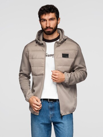 Ombre Jacke in Grau