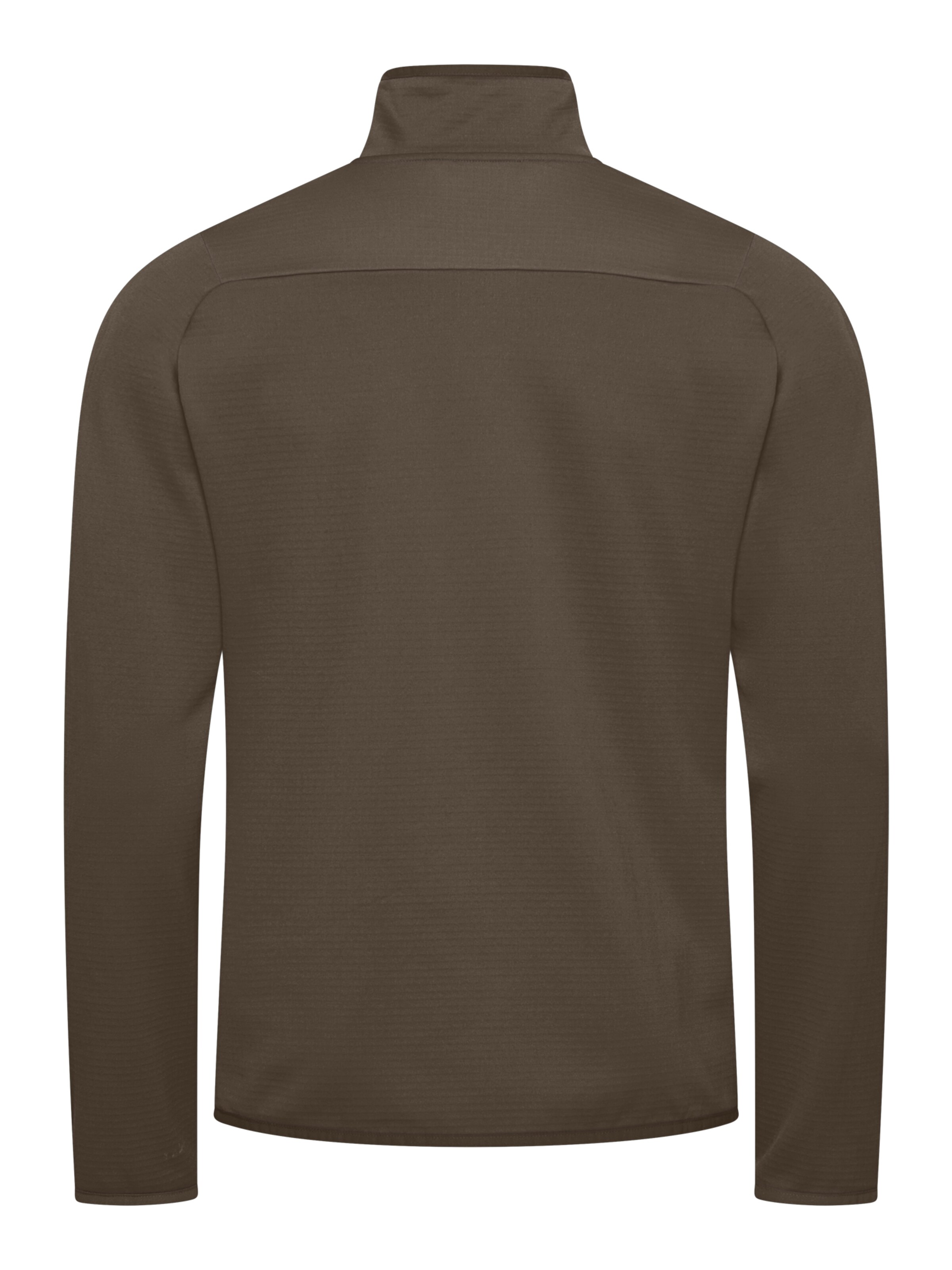 VAUDE Athletic Fleece Jacket 'Monviso' in Brown