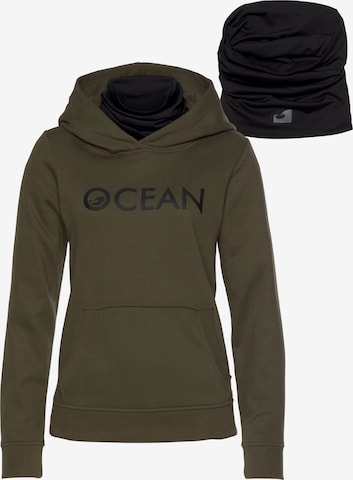 OCEAN SPORTSWEAR Athletic Sweatshirt in Green: front