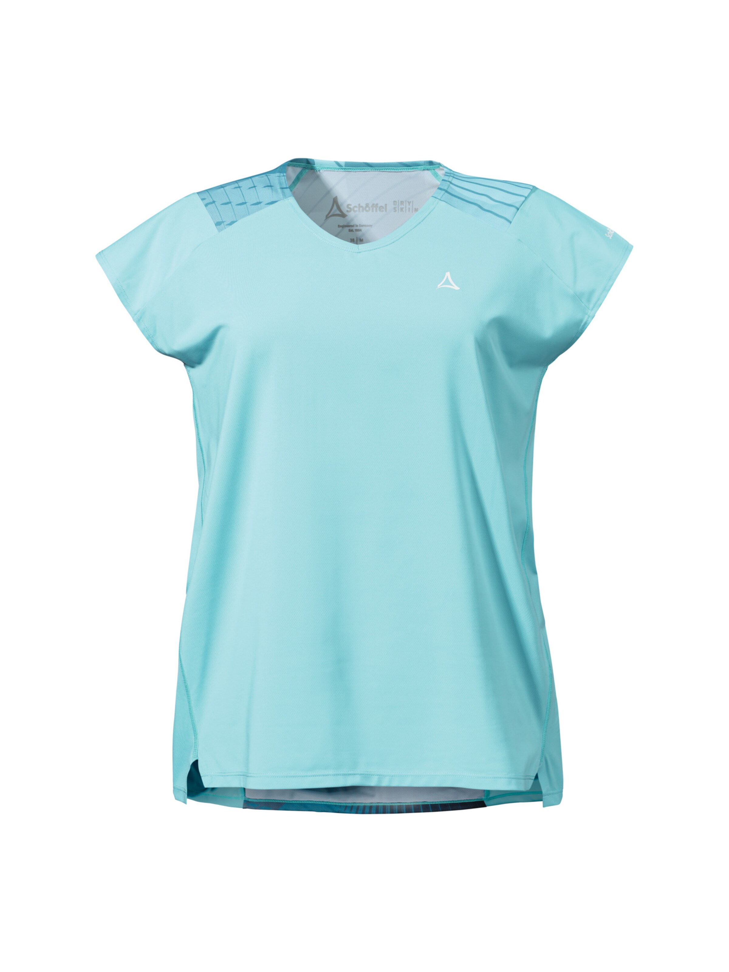 Schöffel T Shirt 'Aukra' in Blau: Vorderseite