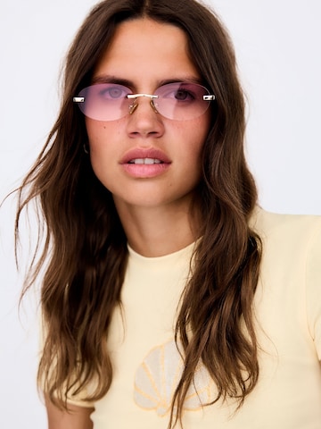 Bershka Sonnenbrille in Pink