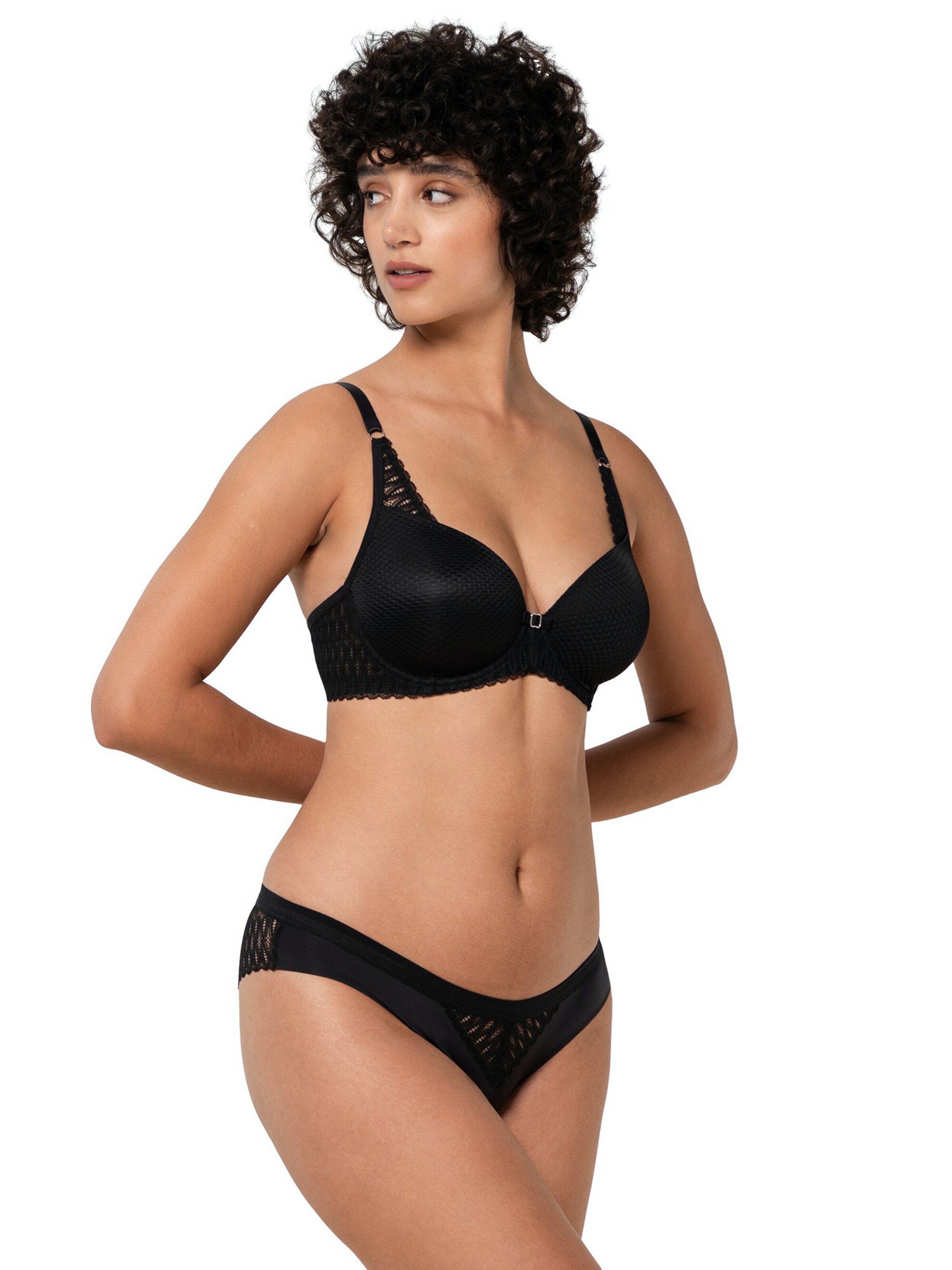 TRIUMPH T-shirt BH ' Aura Spotlight ' in Zwart