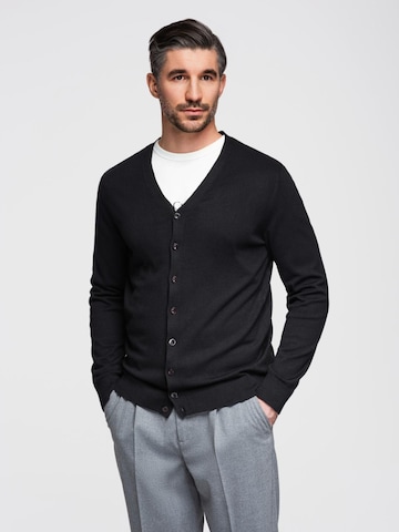 Ombre Knit cardigan in Black