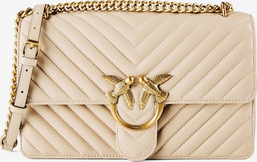 PINKO Crossbody bag 'Love One' in Beige: front