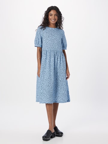 Monki - Vestido em azul: frente