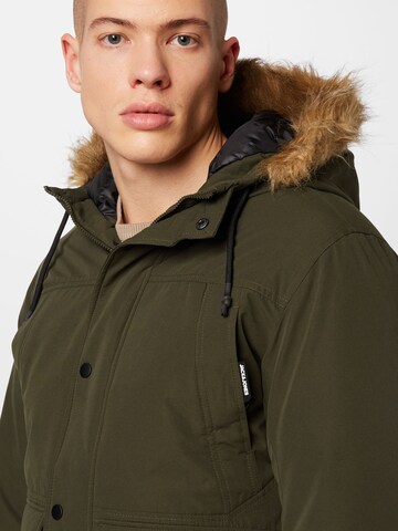 Veste d’hiver 'Winner' JACK & JONES en vert