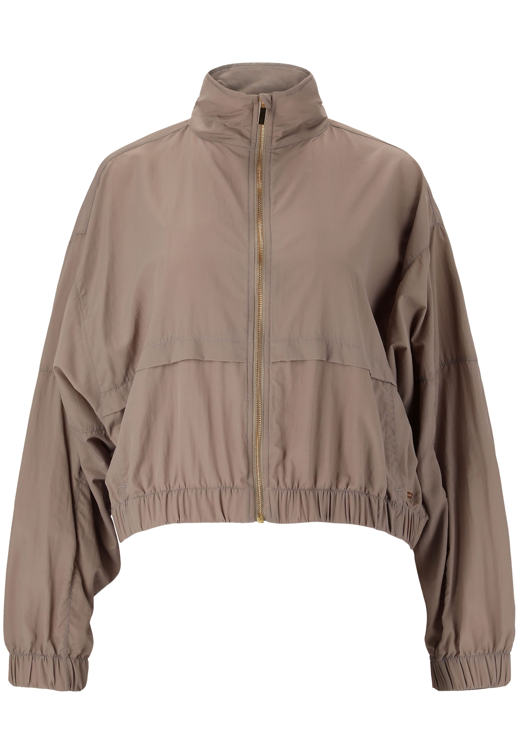 Athlecia Athletic Jacket 'THARBIA' in Beige: front