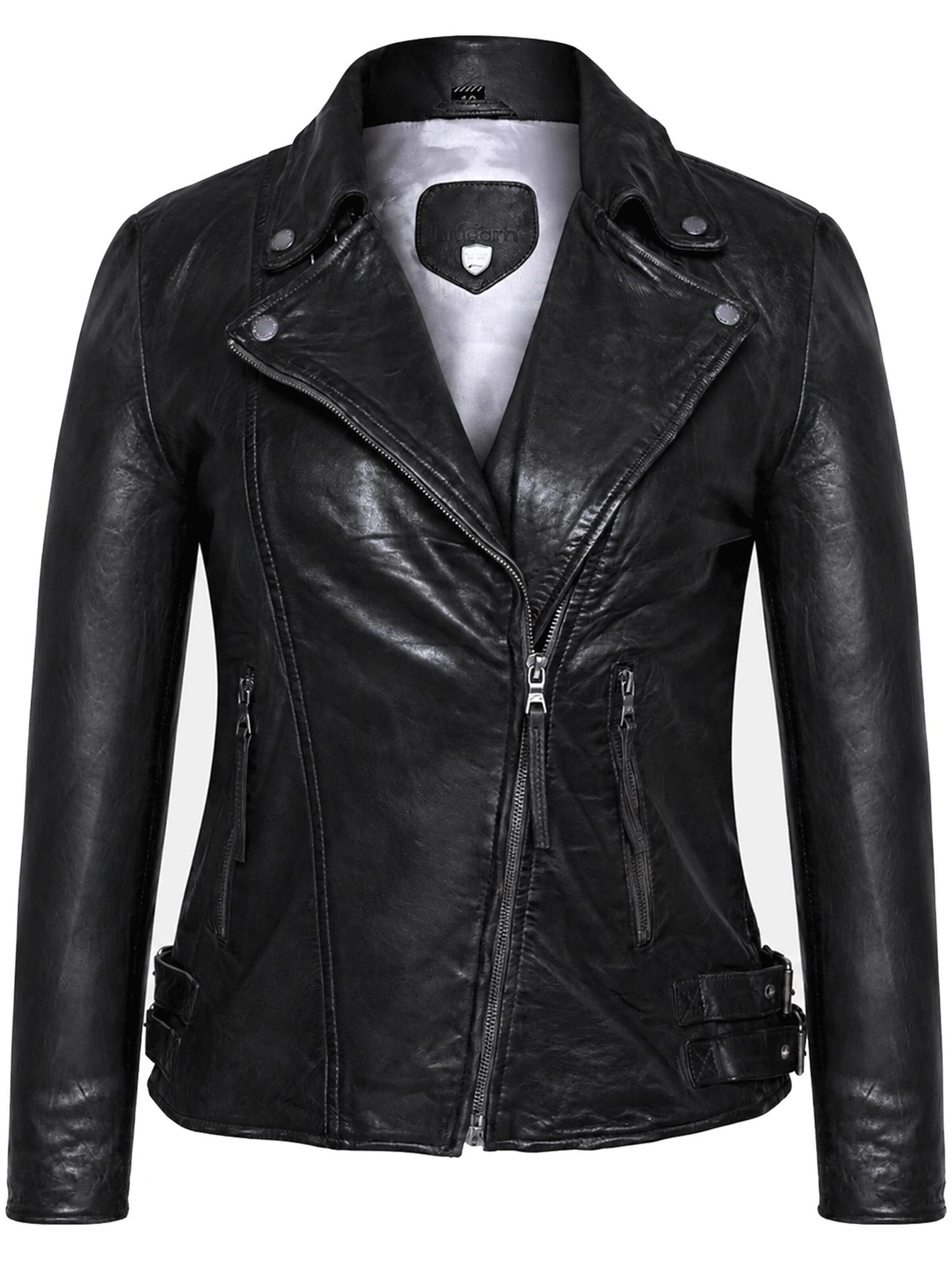 Veste mi-saison 'Alva' Agamaa en noir : devant