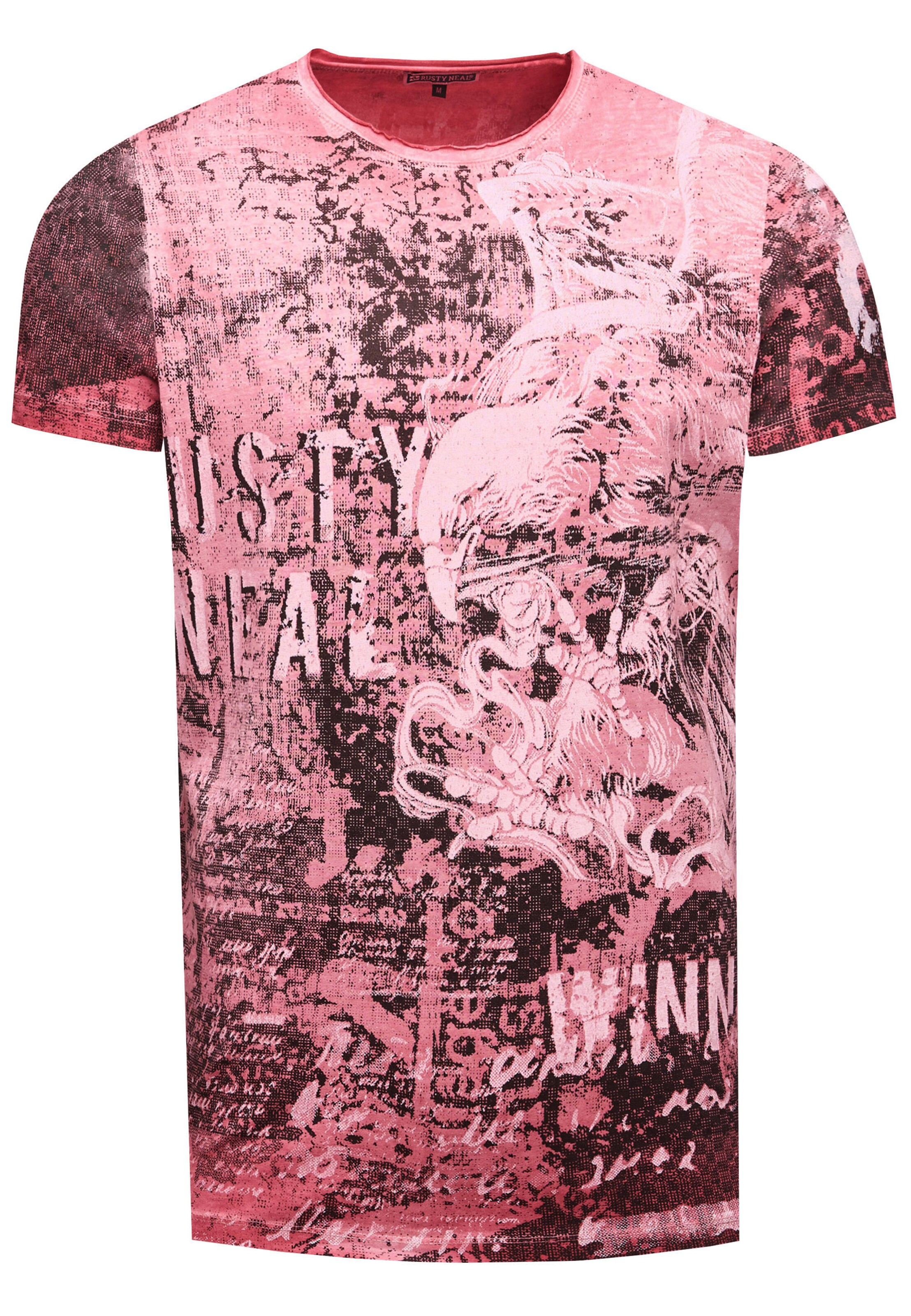 Rusty Neal Shirt in Rood: voorkant