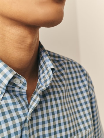 Next Regular Fit Hemd in Blau