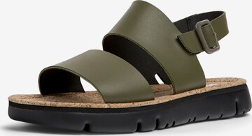 CAMPER Strap Sandals 'Oruga' in Green: front