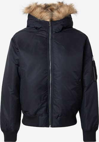 HOLLISTERZimska jakna - crna boja: prednji dio