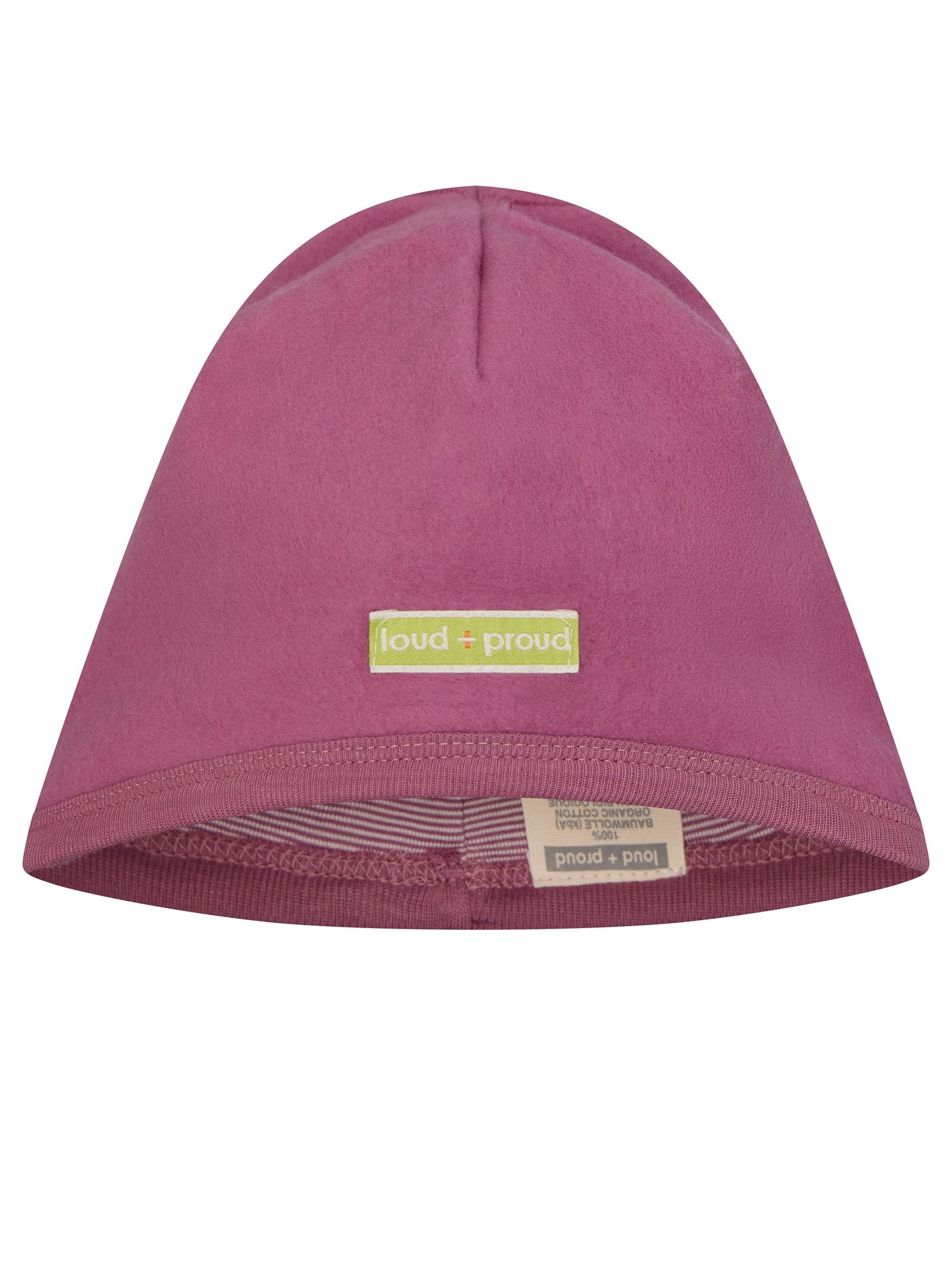 loud + proud Beanie in Purple: front