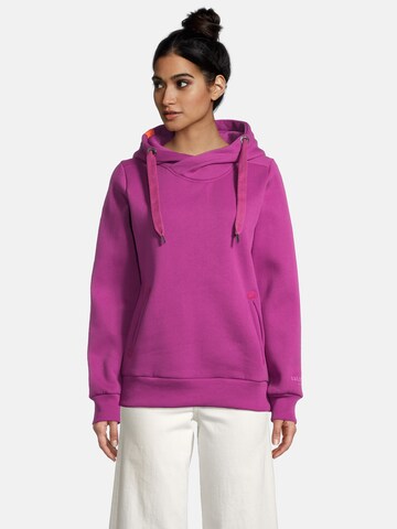 salzhaut Sweatshirt 'Sünn' in Lila: voorkant