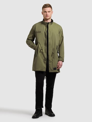 khujo Between-seasons coat in Green