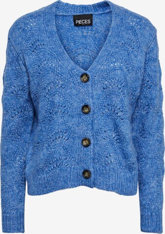 PIECES Strickjacke 'Bibbi' in Blau: predná strana