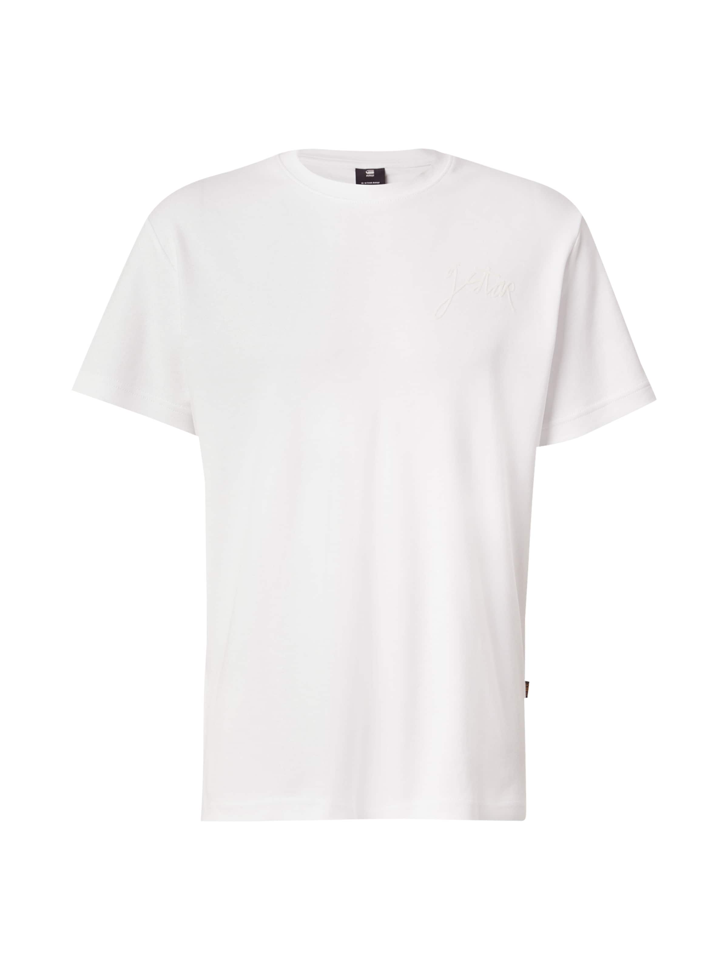G-STAR Shirt in Wit: voorkant