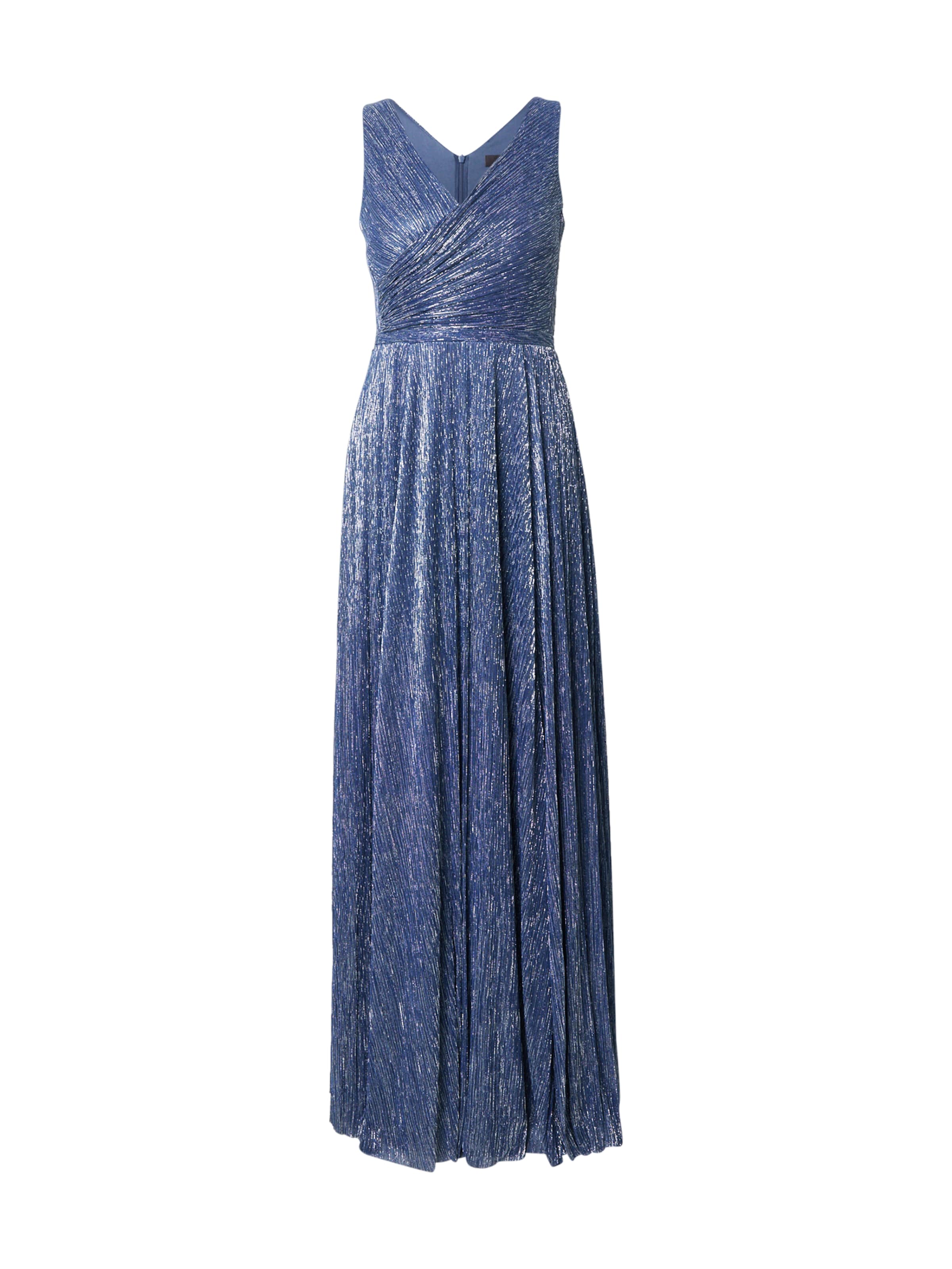 Vera Mont - Vestido de festa em azul: frente