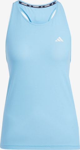 ADIDAS PERFORMANCE Sporttop ' Own the Run' in Blauw: voorkant