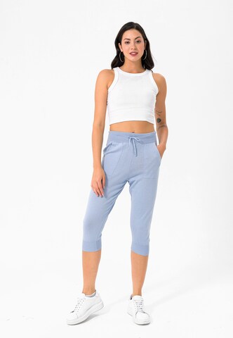 Felix Hardy Tapered Workout Pants in Blue
