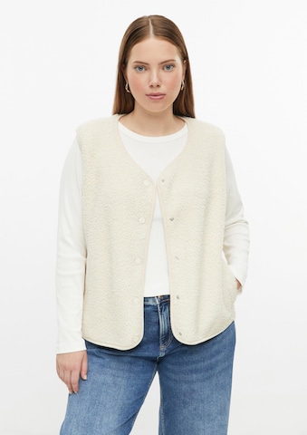 QS Vest in Beige: front