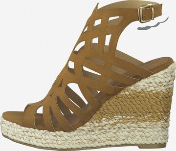 TAMARIS Strap Sandals in Brown