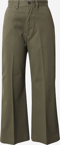 Polo Ralph Lauren Παντελόνι με τσάκιση σε πράσινο: μπροστά