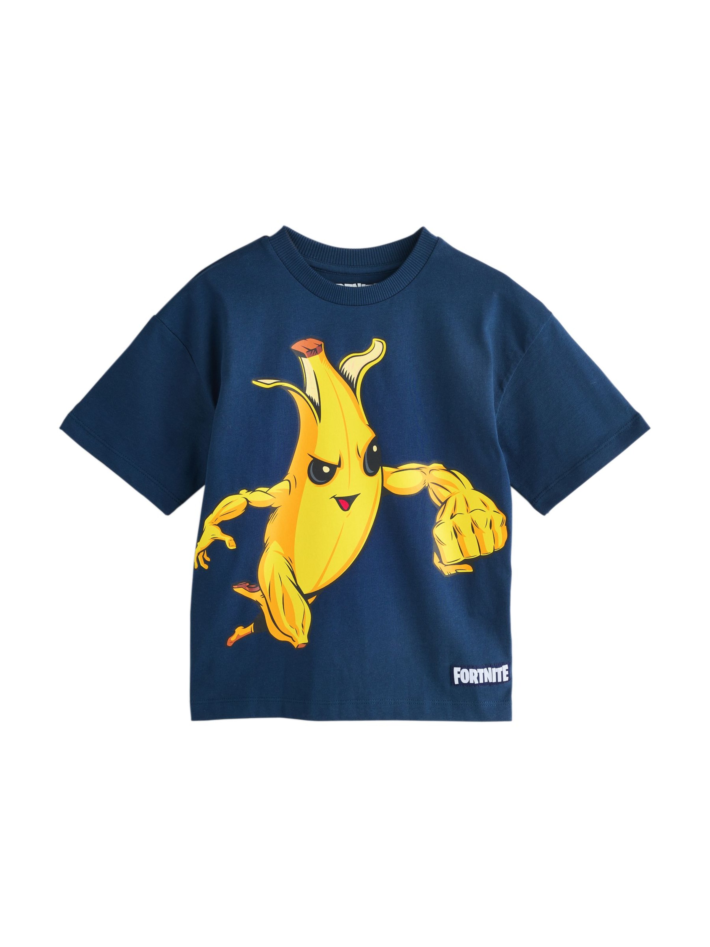 Next T-Shirt 'Fortnite' in Blau: Vorderseite