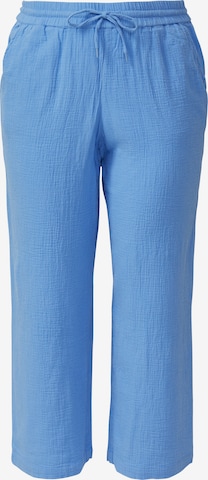 Wide Leg Pantalon QS en bleu : devant