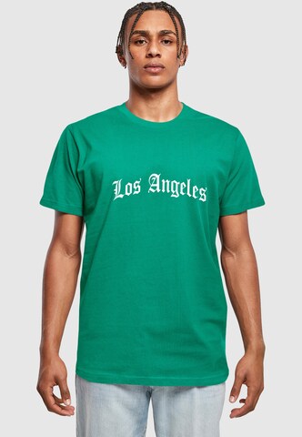 MT Men Shirt 'Los Angeles' in Green: front