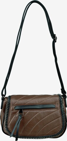 HARPA Shoulder Bag in Brown: front