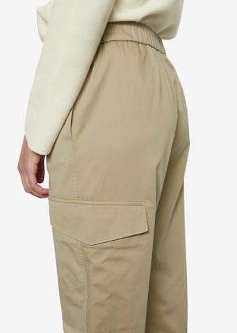 Tapered Pantaloni cargo di Marc O'Polo in beige