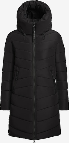 Palton de iarnă 'Pluz' de la khujo pe negru: față