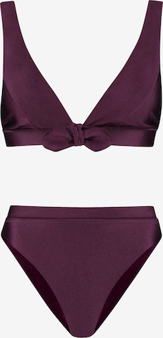 Shiwi Kolmio Bikini värissä lila: etupuoli