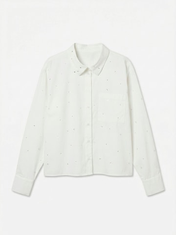 VERO MODA Shirt 'VMNONA' in Wit: voorkant