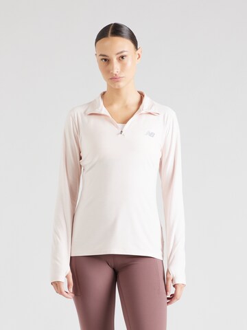 T-shirt fonctionnel 'Essentials Space' new balance en rose : devant