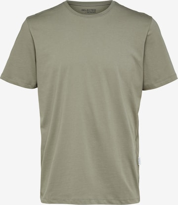 Tricou 'Aspen' de la SELECTED HOMME pe verde: față